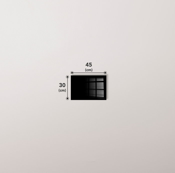 Wallity Cuadro Decorativo de Vidrio Templado Multicolor 30 x 45 cm